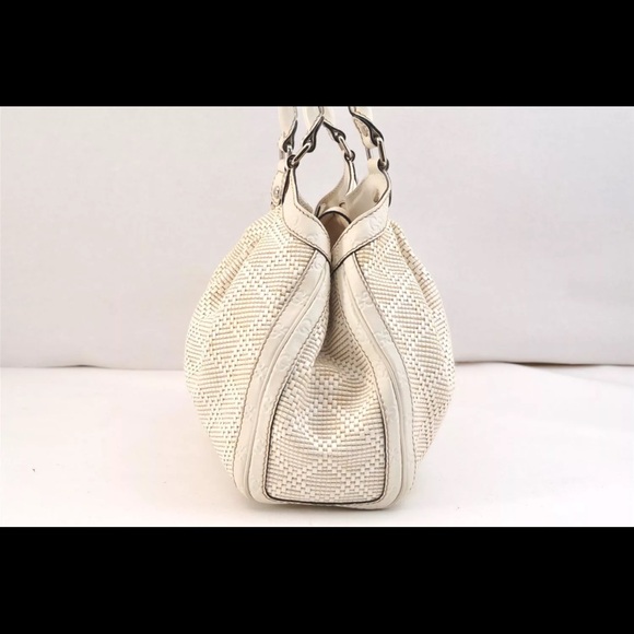 Gucci Sukey Woven Rafia Diamanté Tote - Picture 7 of 12